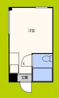 サンフラワー長居東(ワンルーム/5階)の間取り写真