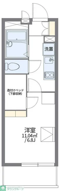 レオパレスプレジオ 3階階 間取り