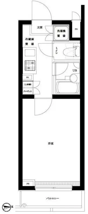 ルーブル早稲田六番館 5階階 間取り