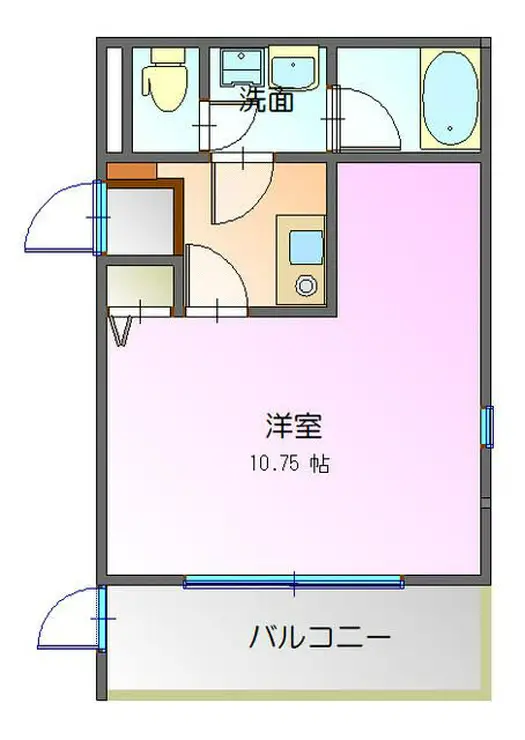 レフージェ 3階階 間取り