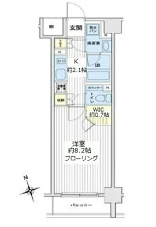 リエトコート向島 1階階 間取り
