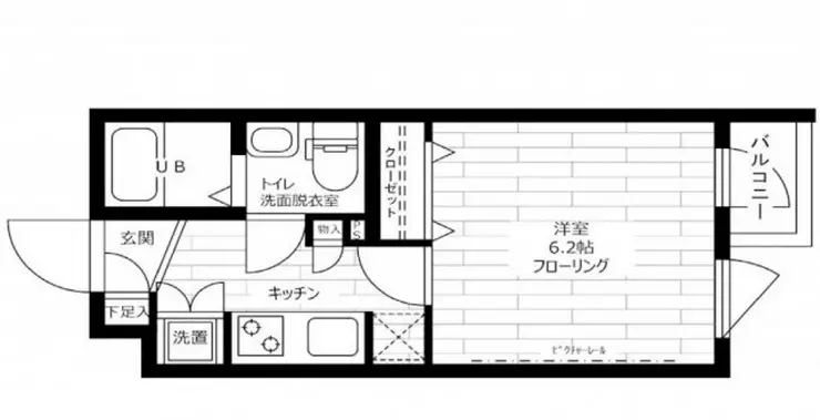 ステージグランデ田園調布アジールコート 1階階 間取り