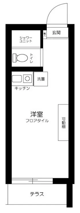 メゾン・ド・ペルシュ 1階階 間取り