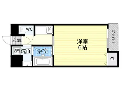 コートドリコ(1K/1階)の間取り写真