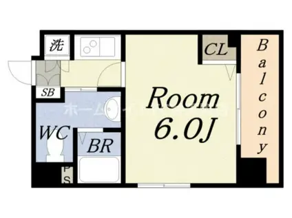 レジュールアッシュアーバンベイ(1K/7階)の間取り写真