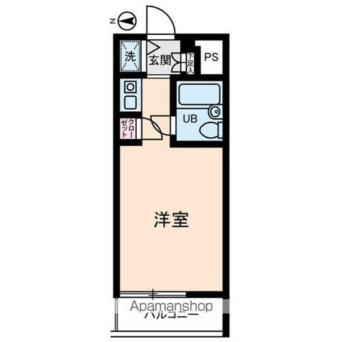 ダイホープラザ鶴見(ワンルーム/2階)の間取り写真