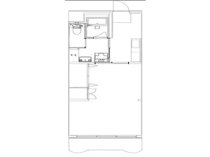 大晃サンハイムA(1K/3階)の間取り写真