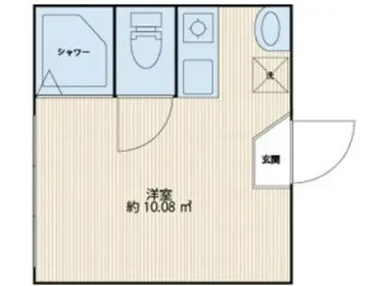 シエスタルイス(ワンルーム/1階)の間取り写真