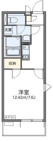 レオネクストヴォラーレ(1K/3階)の間取り写真