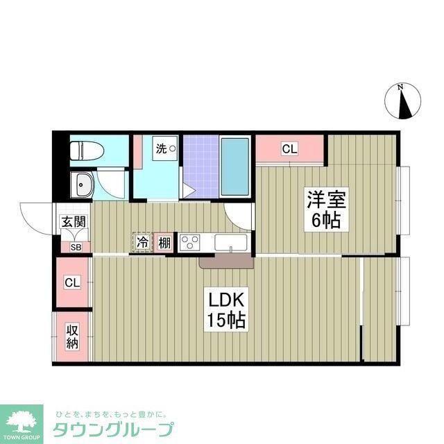ＪＲ中央線 八王子駅 バス乗車時間：25分 最寄りバス停で下車 徒歩5分 2階建 築17年(1LDK/2階)の間取り写真