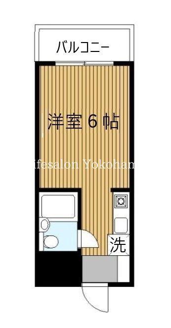 L-HOUSEII番館(ワンルーム/2階)の間取り写真
