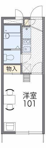 レオパレスFUJI(1K/1階)の間取り写真