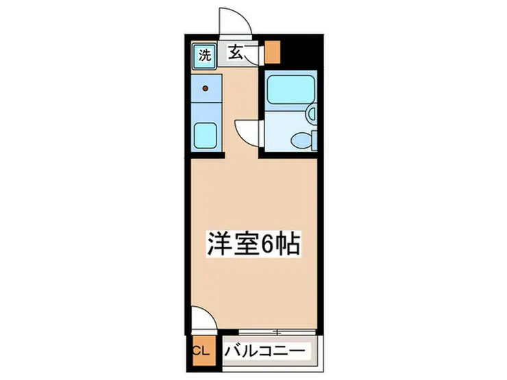 ベルトピア生田 1階階 間取り
