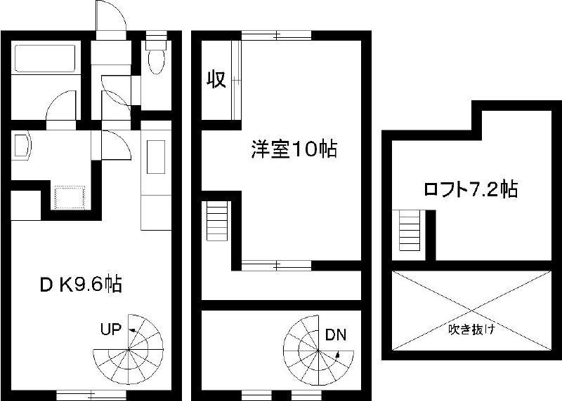 エレガンス恒久(1LDK/1階)の間取り写真