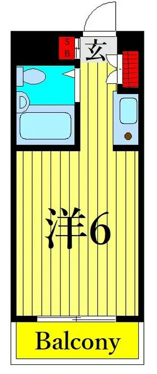 アネックス船堀 3階階 間取り