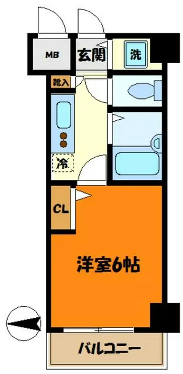 ガラ・シティ武蔵小杉 5階階 間取り
