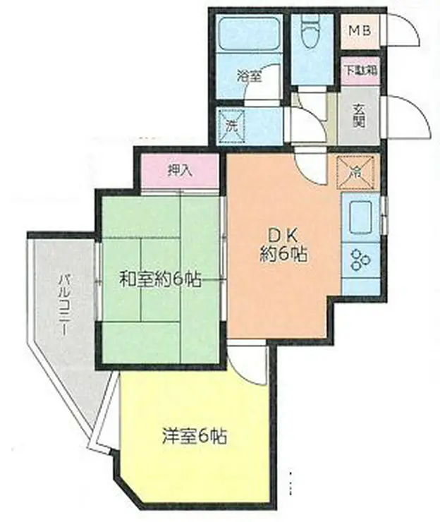 グレイス根岸 1階階 間取り