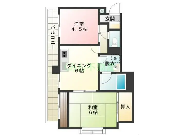 エスポワール相生 3階階 間取り