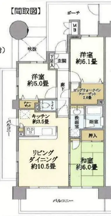 ベイステージ横浜432 4階階 間取り