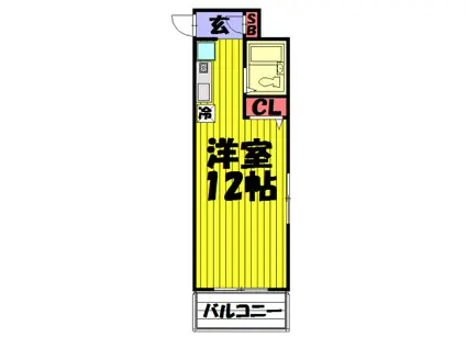 アークプラザII(ワンルーム/4階)の間取り写真