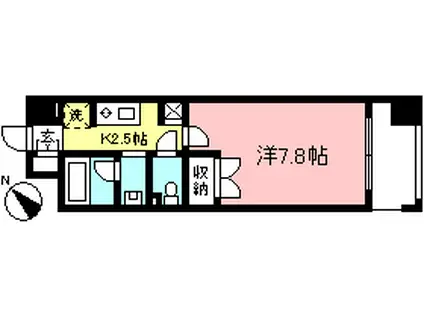 CLASSICPARK千秋(1K/5階)の間取り写真