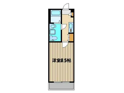 GROWS練馬高野台(1K/5階)の間取り写真