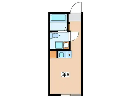 豊島区池袋本町計画(ワンルーム/2階)の間取り写真