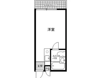 メゾン・ド・エコルス(ワンルーム/5階)の間取り写真