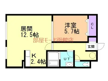 NEXTIII(1LDK/3階)の間取り写真