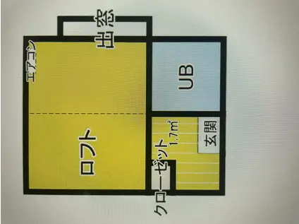 ライフピアプラスパー(ワンルーム/2階)の間取り写真