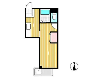 グランド・ハイム保谷(1K/7階)の間取り写真