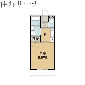 辻マンションA棟(1K/2階)の間取り写真