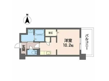 CANAL COURT KOBE(ワンルーム/5階)の間取り写真