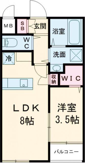 ST.RESIDENCE 七道(1LDK/4階)の間取り写真