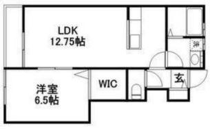 SMARTLIFEイオンB棟(1LDK/1階)の間取り写真