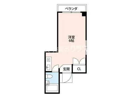 シティライフ大正(1K/4階)の間取り写真