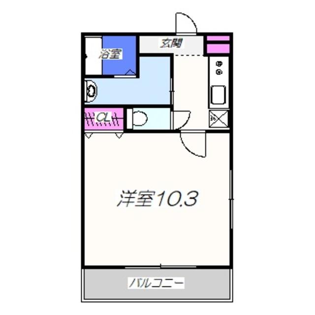 フジパレス堺初芝V番館(1K/1階)の間取り写真