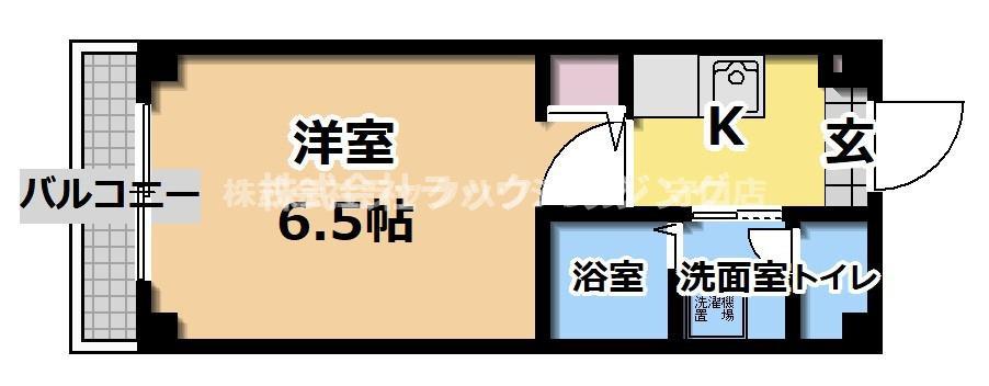 フィオレンテ栄町(1K/2階)の間取り写真