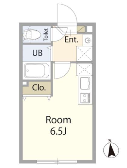 GRANBLUE五反野(ワンルーム/3階)の間取り写真