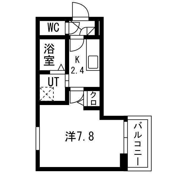 M CITY千林大宮(1K/3階)の間取り写真