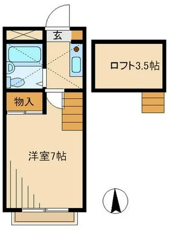 アイビーハウス 1階階 間取り