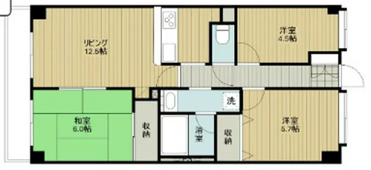 ブライトンコート 3階階 間取り