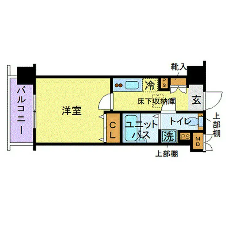 フェニックス目黒 1階階 間取り