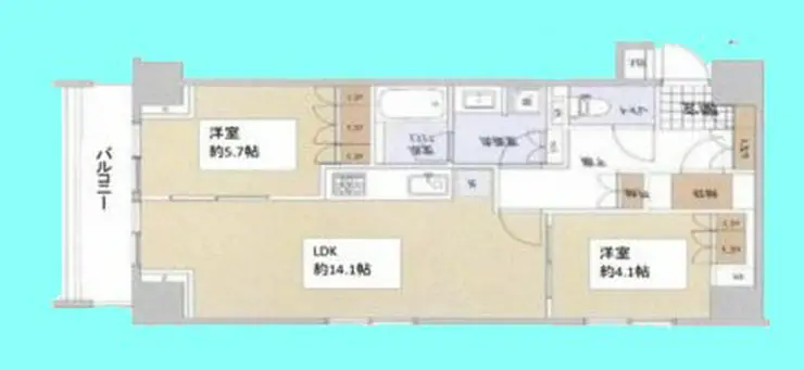 レグノ・カリテ品川シーサイド 3階階 間取り