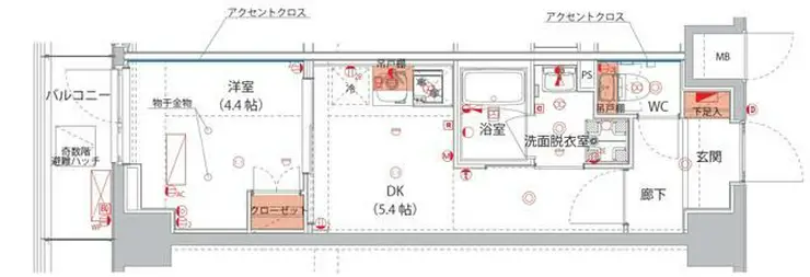 ハーモニーレジデンス六義園 8階階 間取り