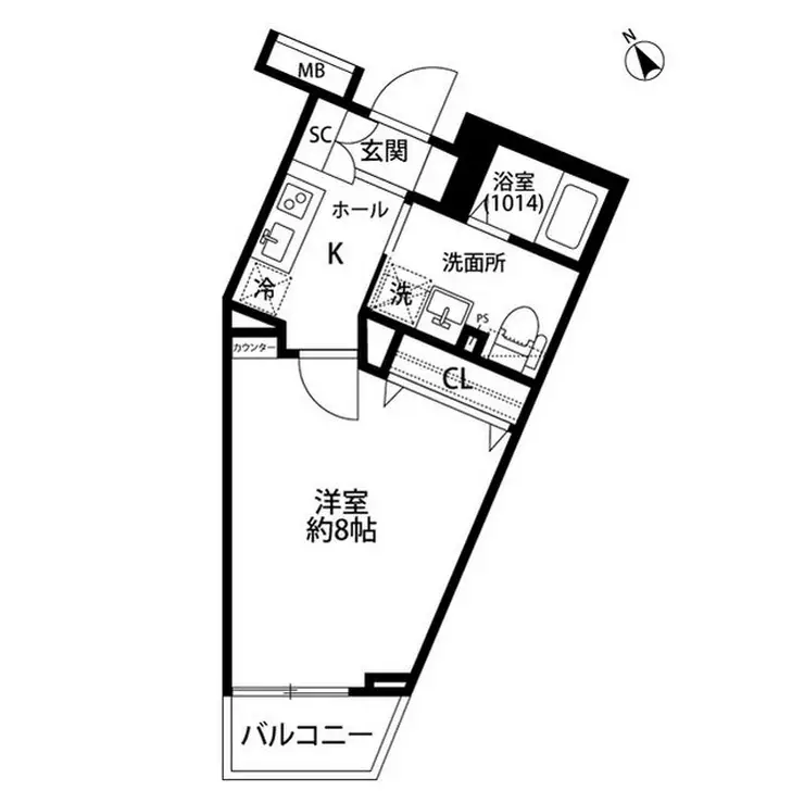 プレール・ドゥーク学芸大学 4階階 間取り