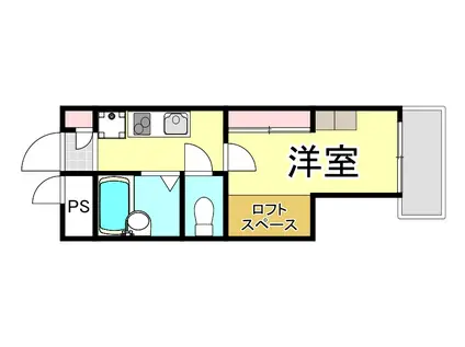 レオパレスル・コントワールII(1K/2階)の間取り写真