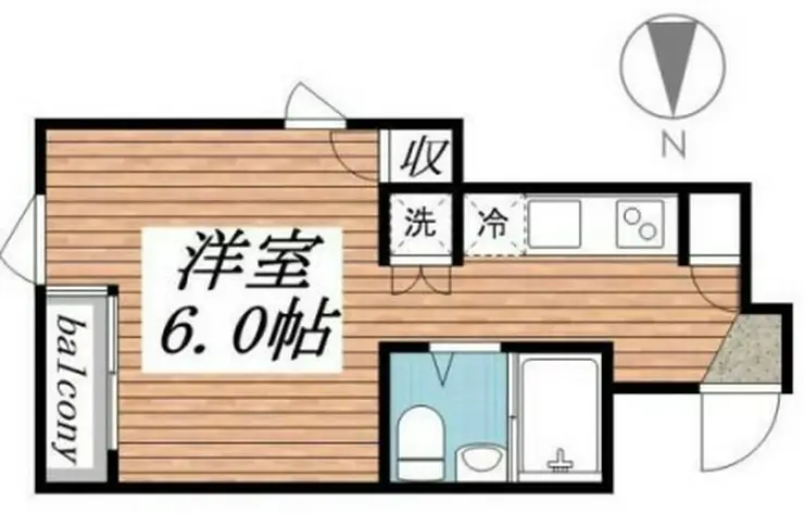 リバーサイド八丁堀 5階階 間取り