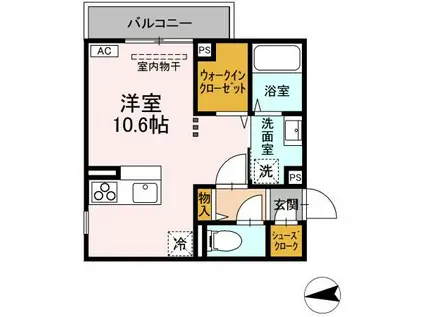 ロイヤルステージ横浜町(ワンルーム/3階)の間取り写真