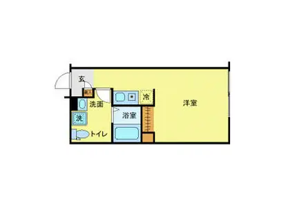 フィオーネ東尾久(ワンルーム/2階)の間取り写真